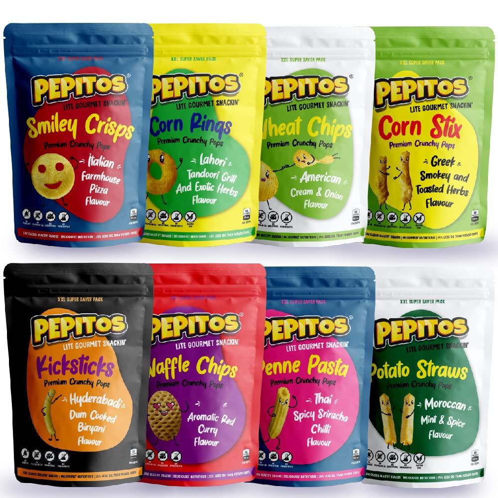 Pepitos Snack Assorted Box Set 3 | Pack of 8 pepitos