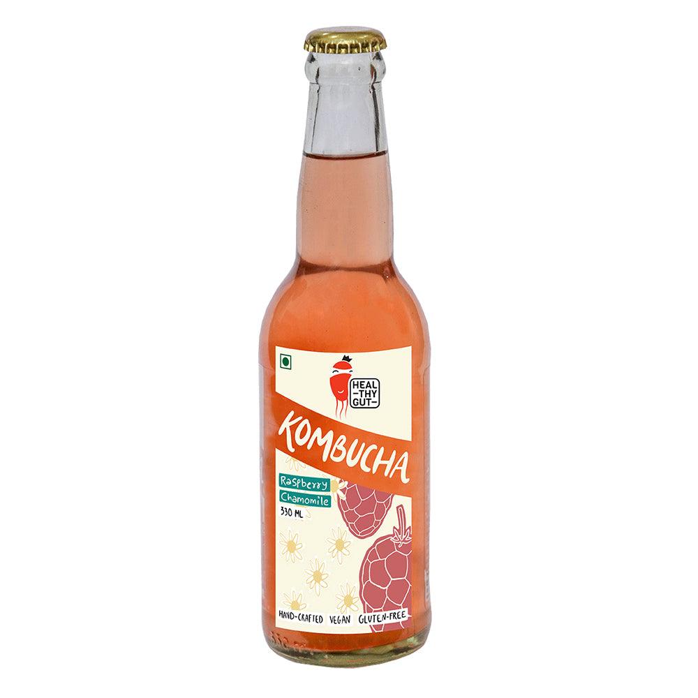 Healthy Gut Kombucha - Chamomile Raspberry | Pack of 2 - DrinksDeli India