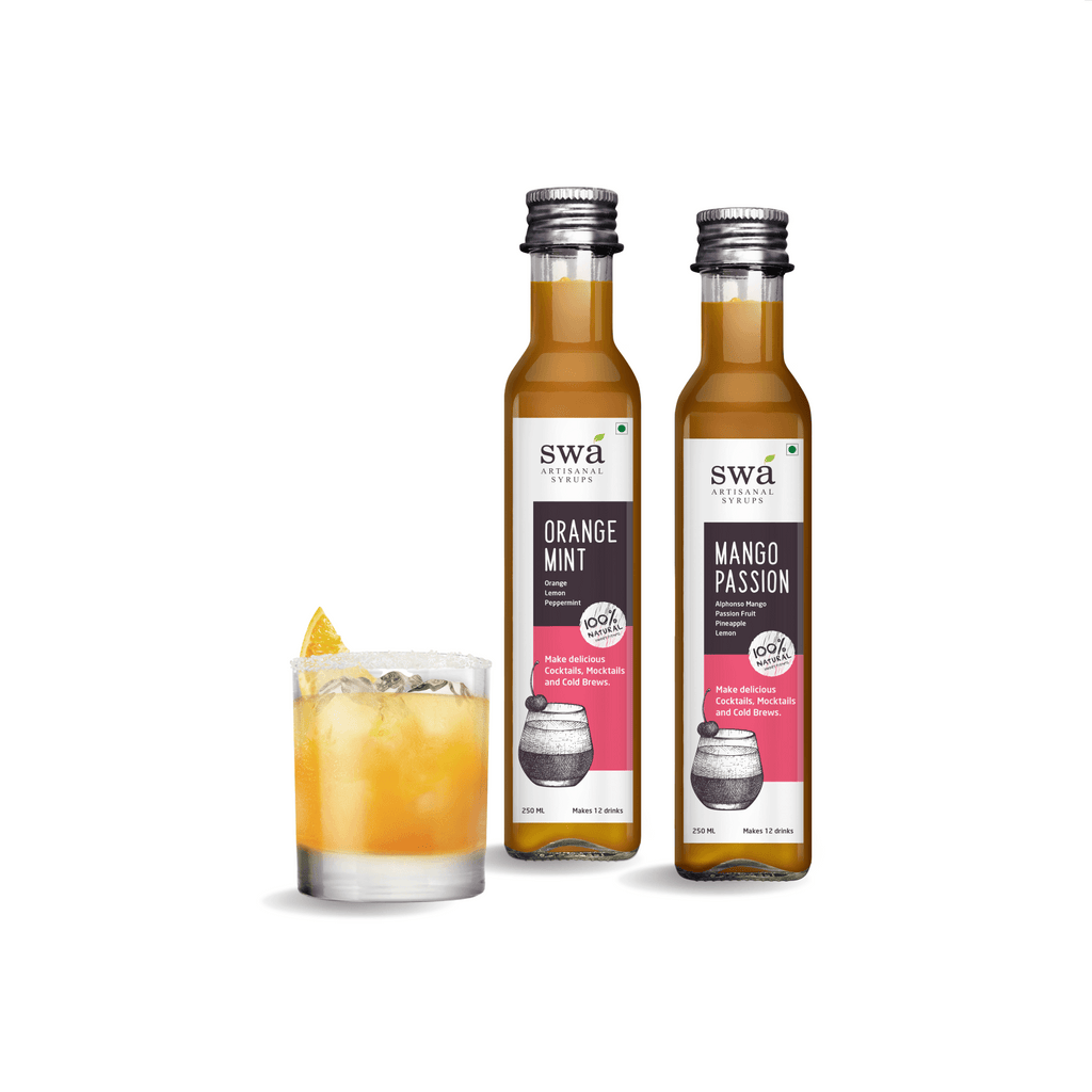 Swa Artisanal Syrups Tequila Cocktail Mixer Combo (Pack of 2) Swa