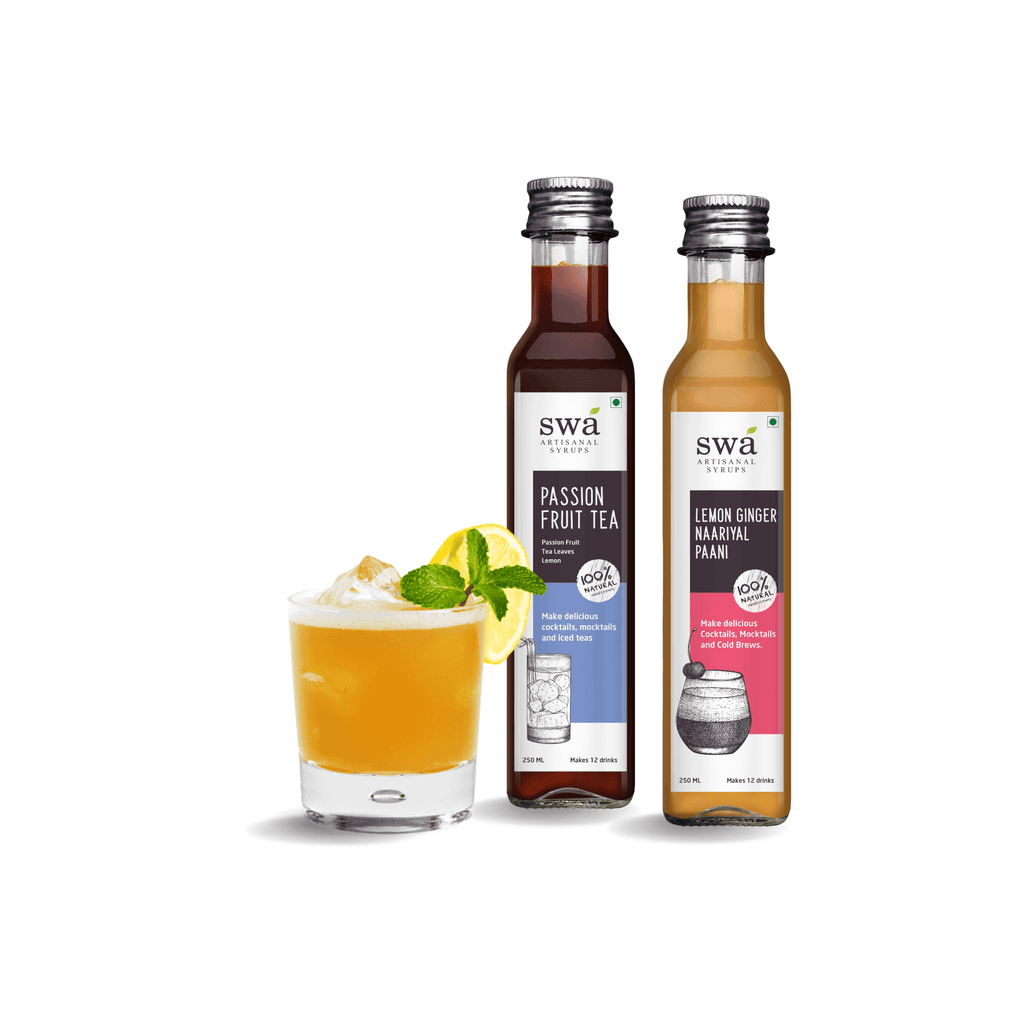 Swa Artisanal Syrups Whisky Cocktail Mixer Combo (Pack of 2) Swa