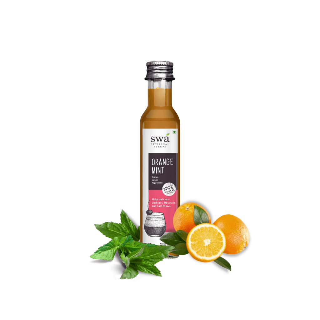 Swa Orange Mint Syrup|250 ml Swa