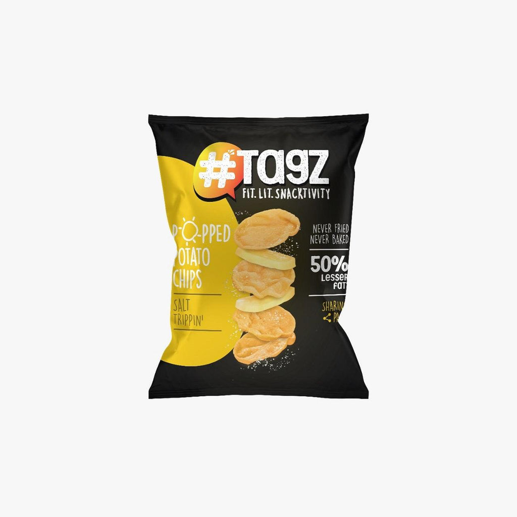TagZ Assorted Chips + Chipotle Dip & Harissa Dip | Pack of 10 Tagz