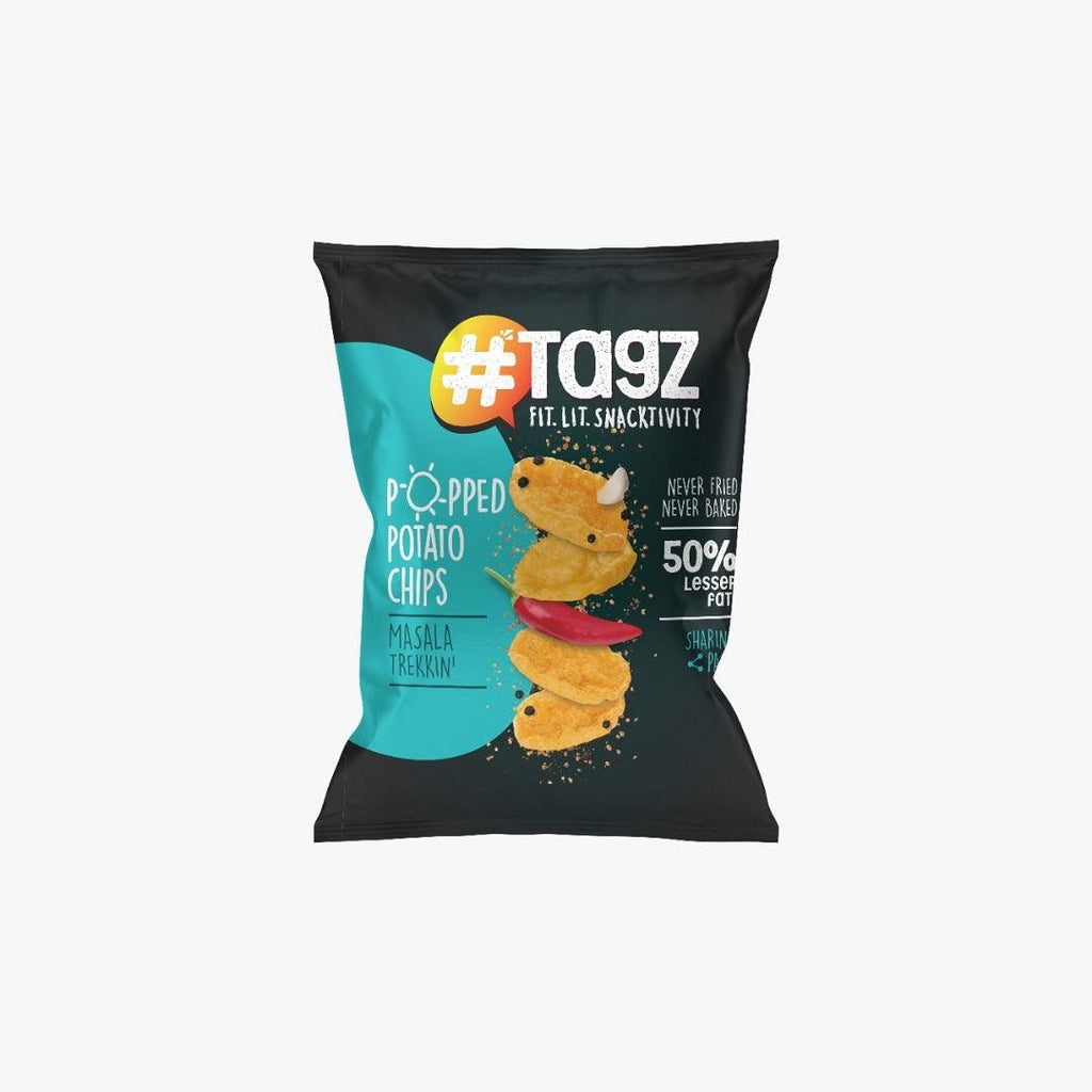 TagZ Assorted Chips with Chilli Garlic Aioli Dip & Sriracha Dip | Pack of 10 Tagz
