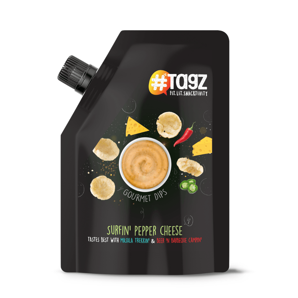 TagZ Beer n Barbecue CanZ + Chilli Garlic Aioli Dip & Pepper jack Cheese | Pack of 10 Tagz