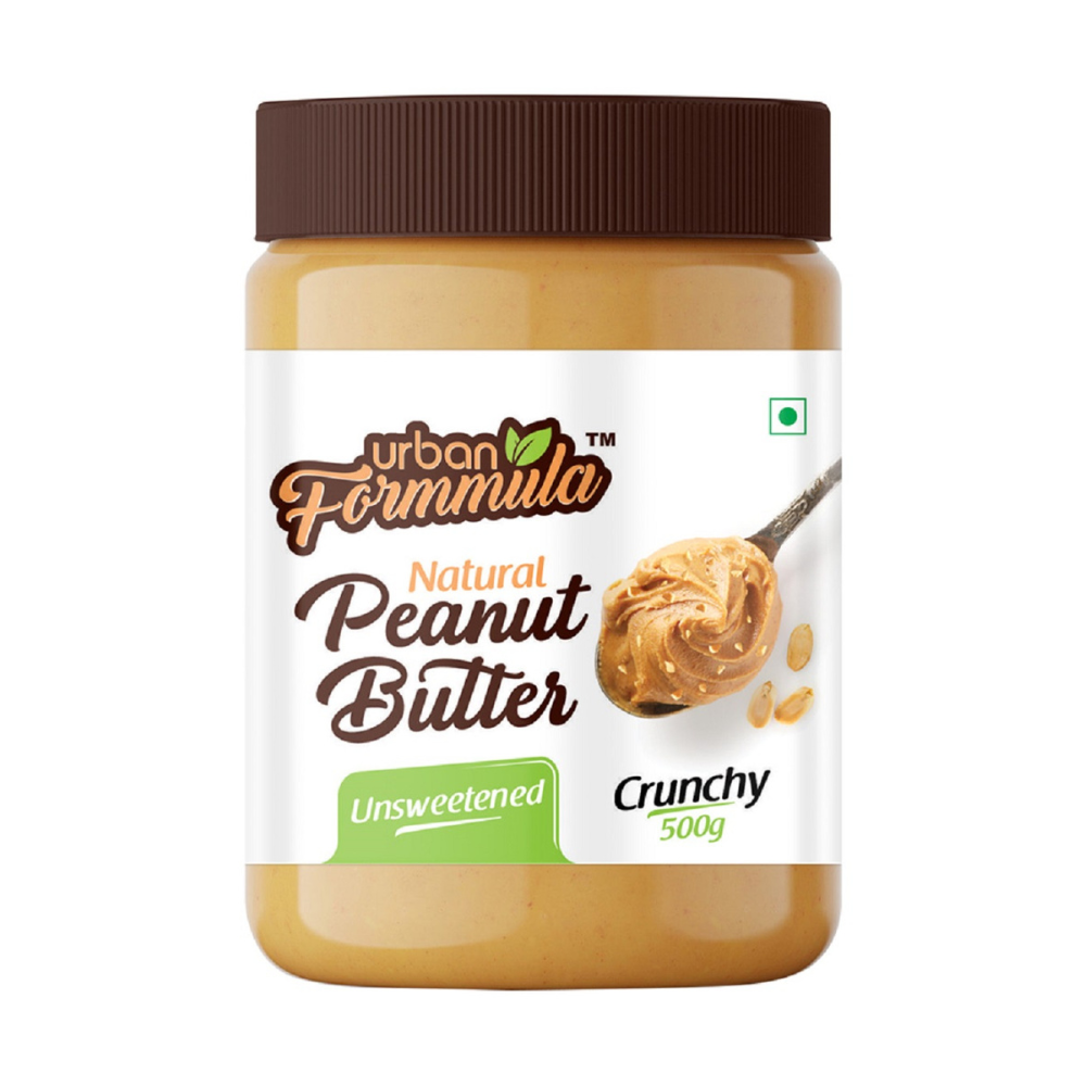 Urban Formmula Unsweetened Peanut Butter Crunchy | 500gm